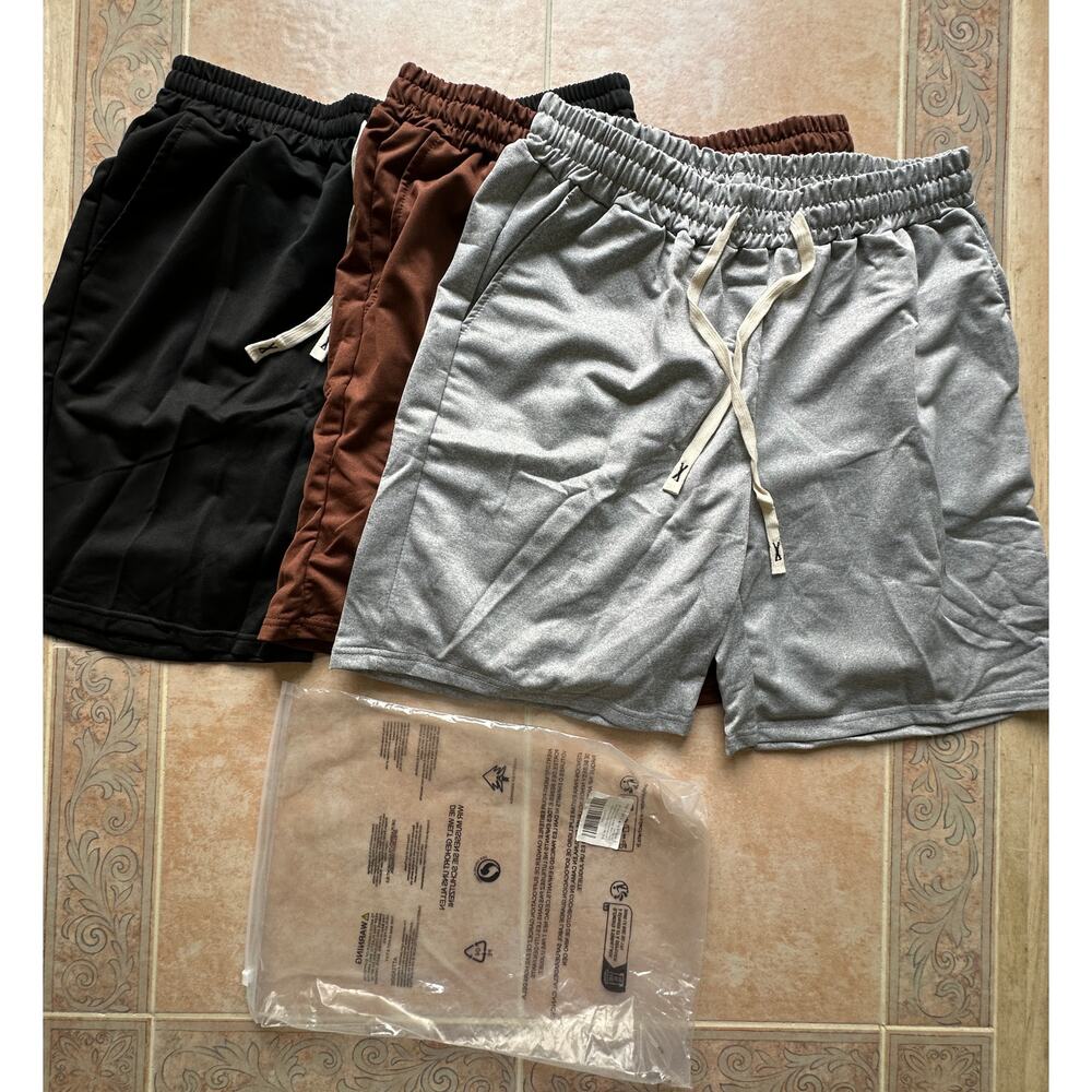 New 3 -Pack Regular pocket shorts Every‎ day  Alpha XL